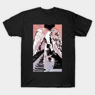 she’s a fallen angel walking with grace honey T-Shirt